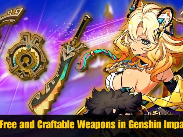 5 New Free and Craftable Weapons in Genshin Impact 5.0