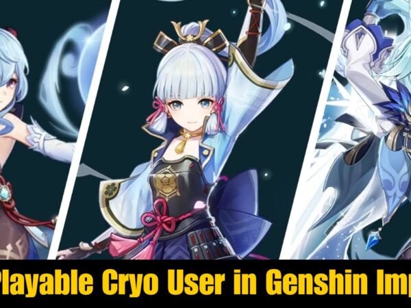 All Playable Cryo User in Genshin Impact