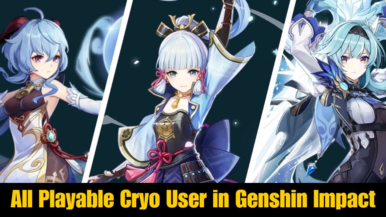 All Playable Cryo User in Genshin Impact