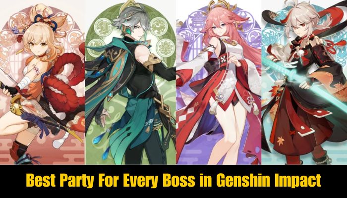 Best Party For Every Boss in Genshin Impact