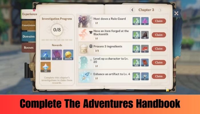 Complete The Adventures Handbook