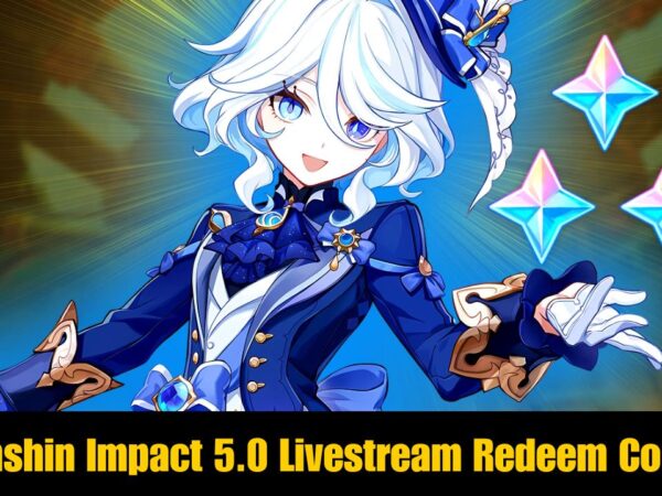 Genshin Impact 5.0 Livestream Redeem Codes