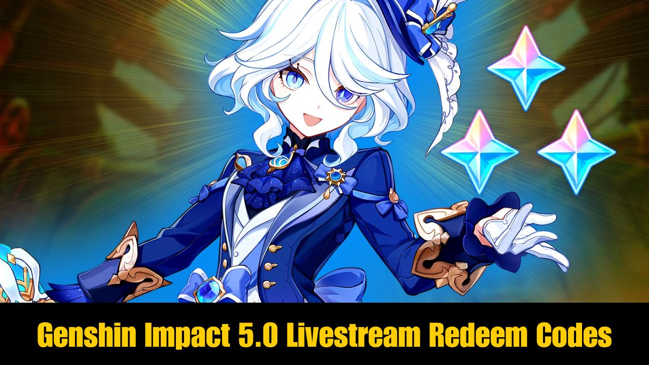 Genshin Impact 5.0 Livestream Redeem Codes