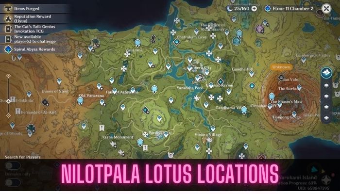 Nilotpala Lotus Locations