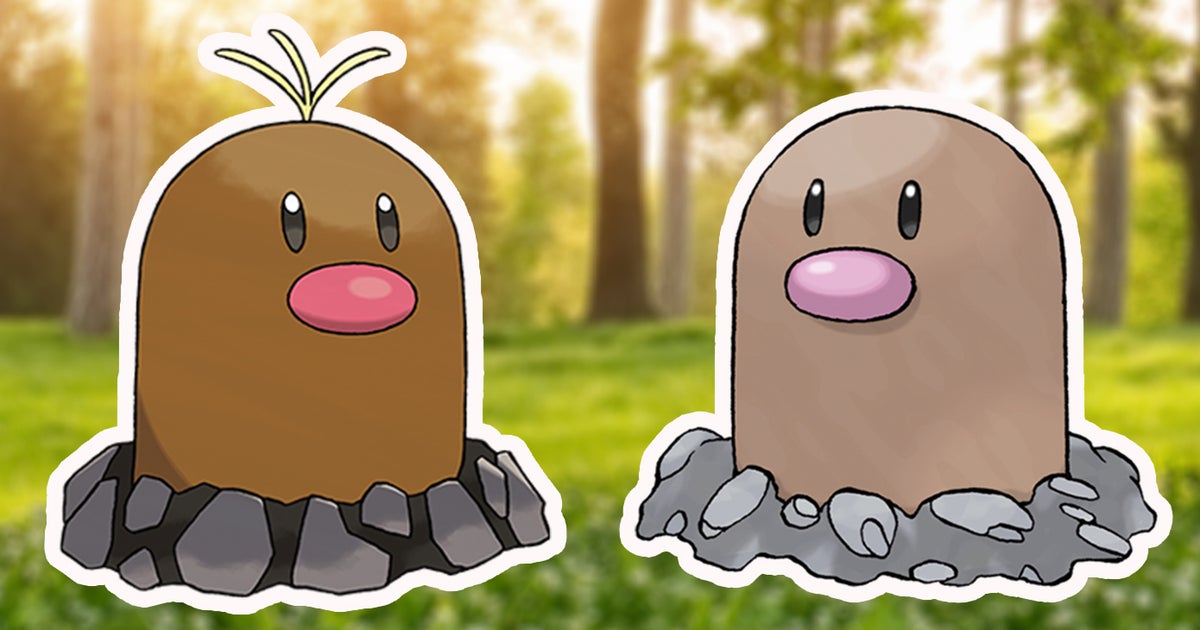 Diglett and Alolan Diglett 100% perfect IV stats, shiny Dugtrio in Pokémon Go