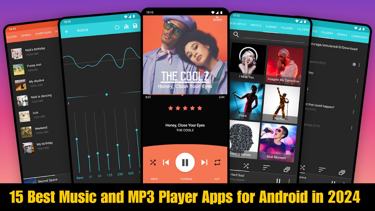 15 Best Music and MP3 Player Apps for Android in 2024