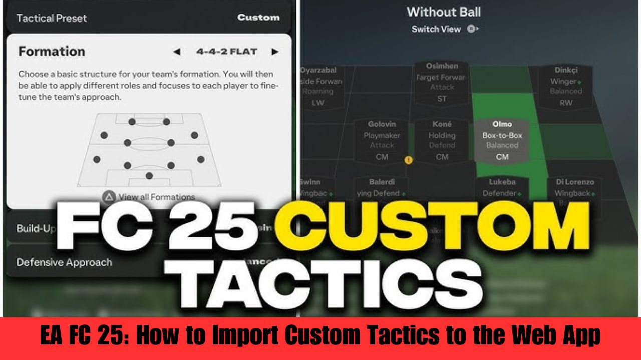 EA FC 25 How to Import Custom Tactics to the Web App