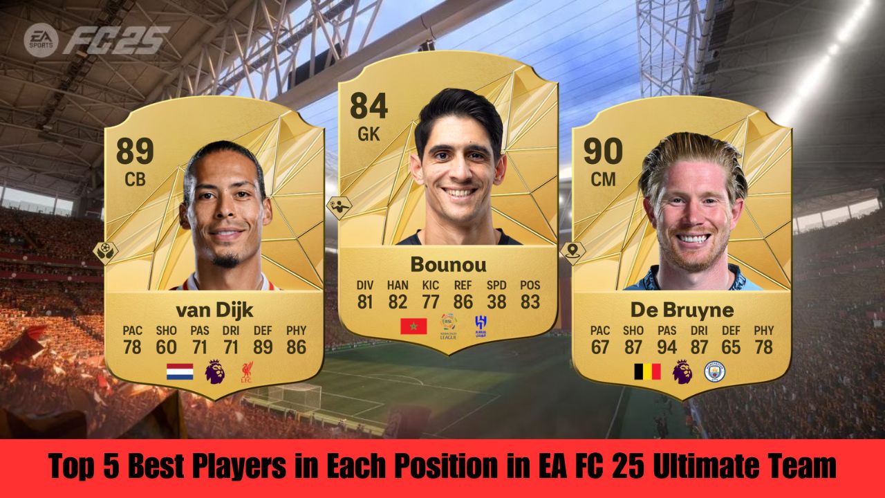 Top 5 Best Players in Each Position in EA FC 25 Ultimate Team