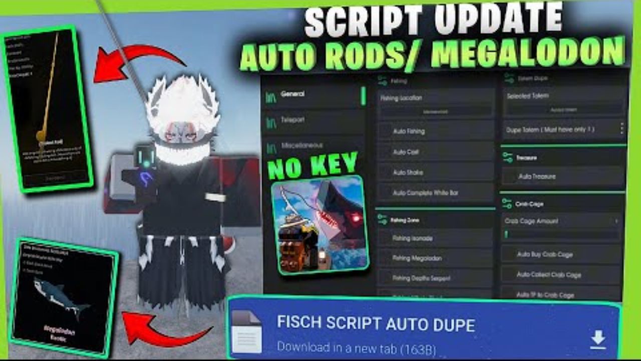 Fisch Script for Roblox Auto Fish & Infinite Totem