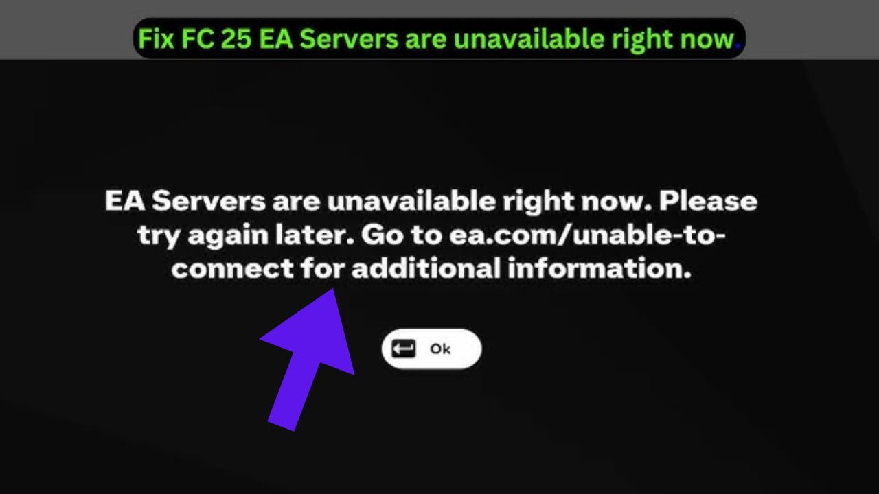 EA Servers are Unavailable Right Now